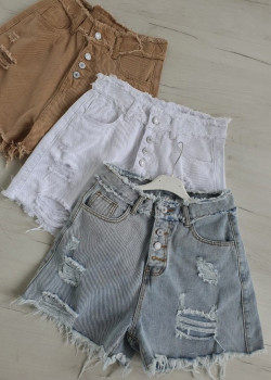Jeansshorts XOXO Weiss