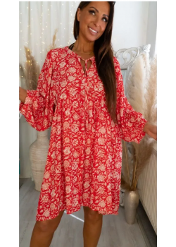 Tunika Kleid LENA Rot