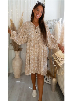 Tunika Kleid LENA LARGO Beige