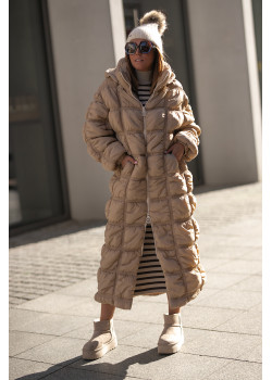 Steppmantel mit Kapuze...