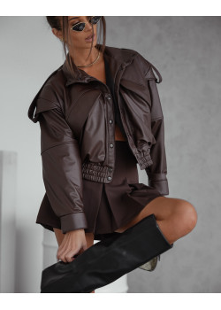 Bikerjacke von ME GUSTA Braun