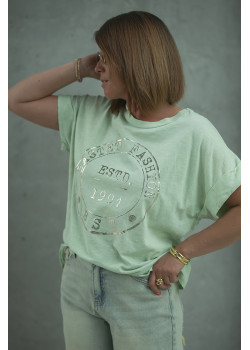 Top von BASTET Limettenfarbe