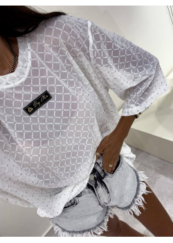 Top von BY ME Weiss