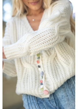 Cardigan von BASTET - Ecru