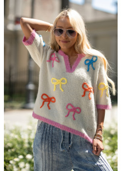 Kurzarmpullover von BASTET...