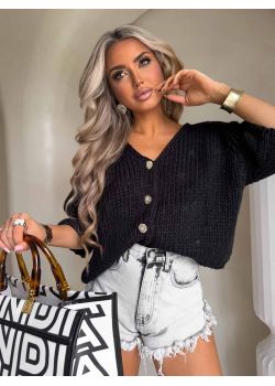 Sweterek ROYAL BY ME czarny